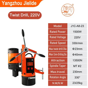 Taladros magnéticos versátiles con velocidad ajustable para diversas aplicaciones