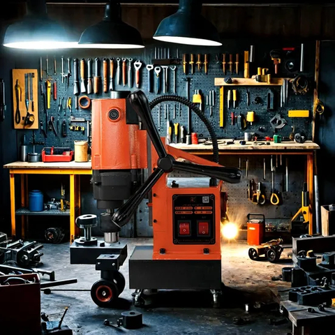 Taladro magnético portátil, herramienta de taladro eléctrico, perforadora de 220V