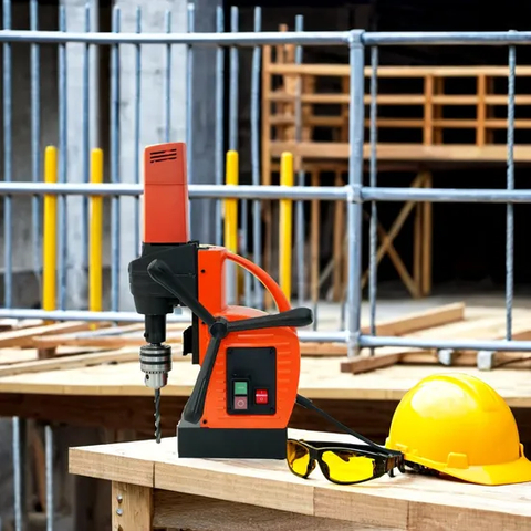 Taladro industrial compacto de base magnética 40mm 13000n 1200W para perforación de metal y acero