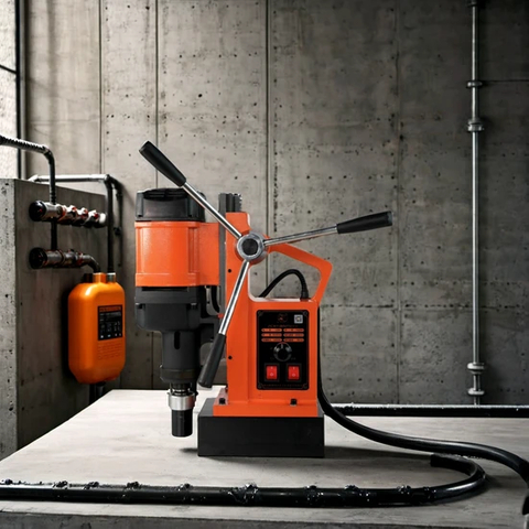 Taladro de asiento magnético de alta potencia de 1650 W con capacidad de orificio de 28 mm