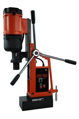 Máquina perforadora de núcleo magnético 16 18 25 35 Cortador anular Prensa de taladro magnético Máquina de plataforma de perforación de banco eléctrico para ingeniería 220 V