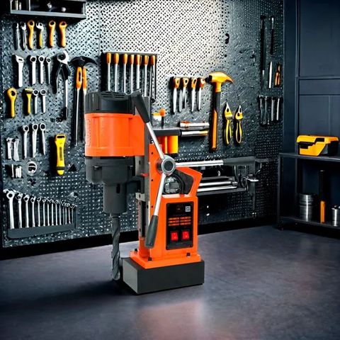 Taladro magnético industrial con base giratoria portátil 110 V