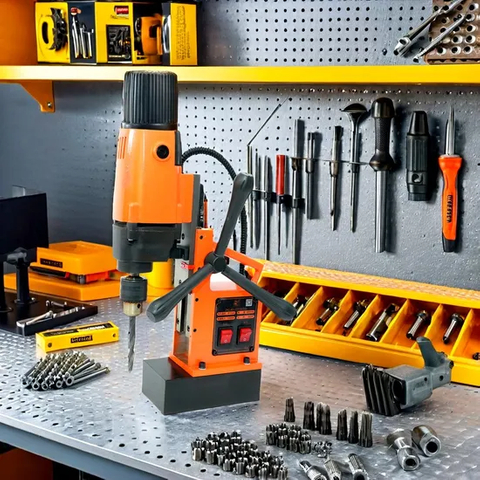 Fábrica de taladros con núcleo de asiento magnético Marveille Requisitos de proceso estrictos y de alta calidad Taladro con núcleo de base magnética de doble recorrido