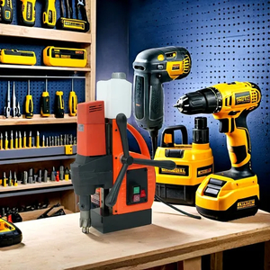 Potente taladro de asiento magnético multifuncional para tareas de precisión