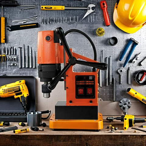 Base de taladro helicoidal magnético A5-13 para metalurgia profesional 110V