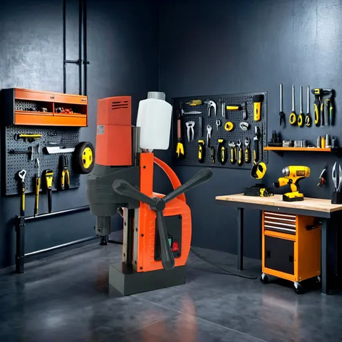 Taladro versátil con base magnética de 220 V para aplicaciones de servicio pesado