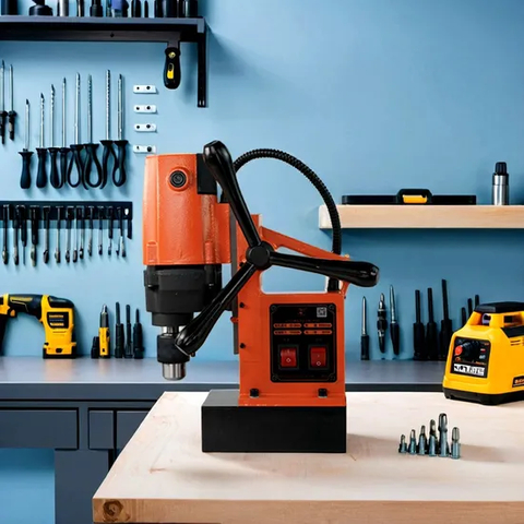 Taladro de asiento magnético, fresadora de banco Vertical de corte para voltaje de 220V