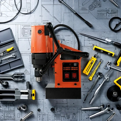 Taladro Magnético Duradero, 12/13 Kgs, Opciones de Color: Naranja, Azul, Verde