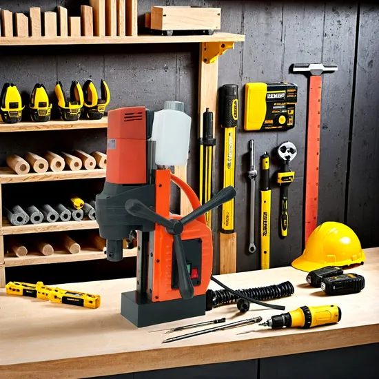 Taladro magnético liviano con tecnología de succión de placa de acero