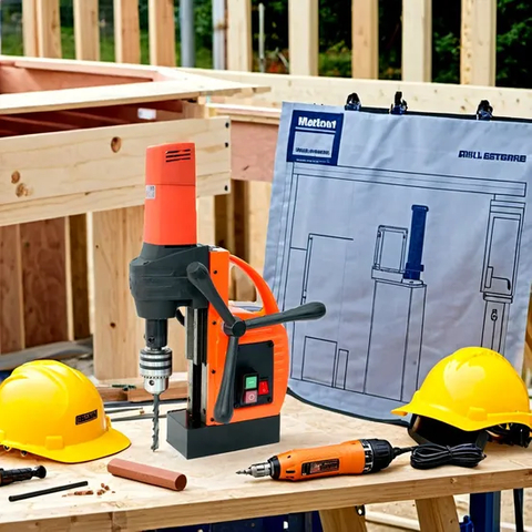 Perforadora electromagnética portátil de alta potencia con control de velocidad