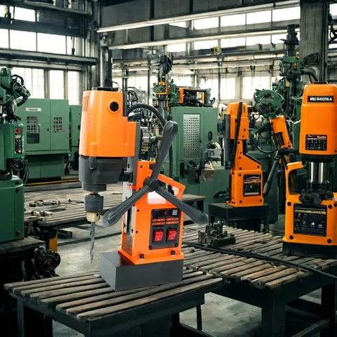 Máquina perforadora de núcleo magnético portátil para carpintería metálica de precisión