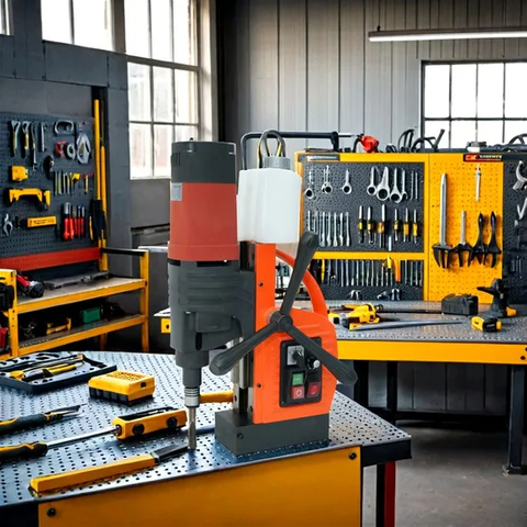 Potente taladro magnético para proyectos de fabricación de metales de precisión