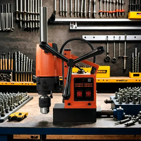 Taladro magnético portátil con tecnología de absorción automática para ingeniería